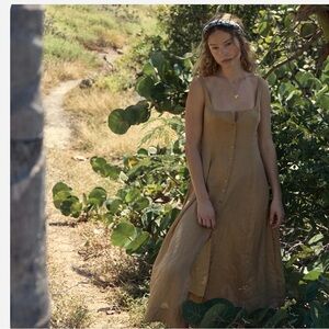 Doen Lantana- Tan Sleeveless Dress